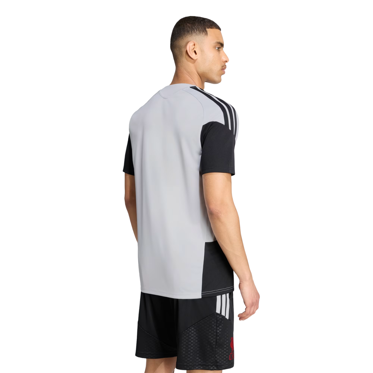 Adidas Liverpool F.C. Tiro Training Jersey Men, Grey, detail view