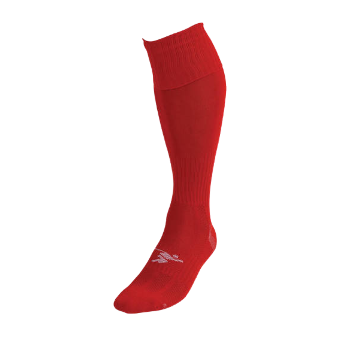 Precision Plain Pro football sock, red
