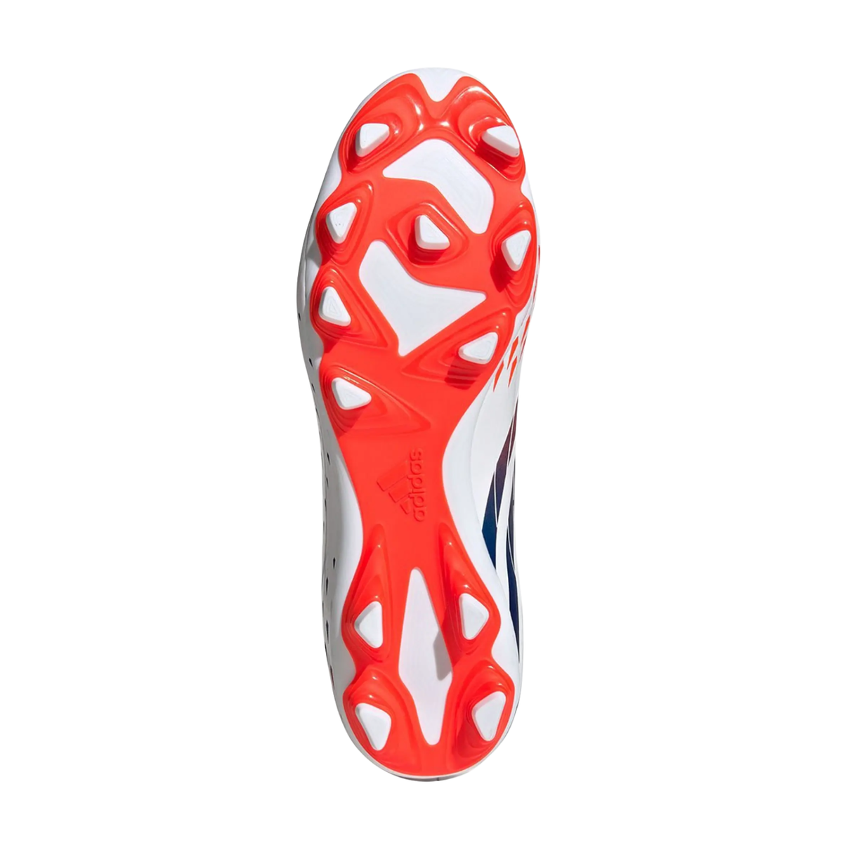 Adidas Predator Edge 4 FxG Football shoes, White/Solar Yellow/Power Blue, detail view