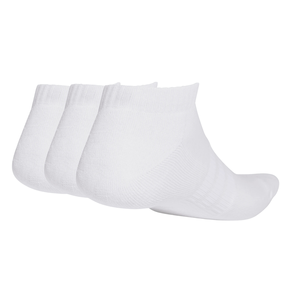Adidas Cushioned Essentials Low 3 Pack Socks Unisex - White Socks Adidas