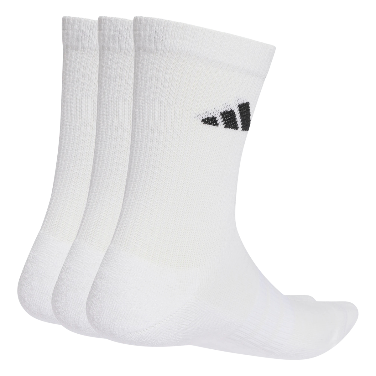 Adidas Cushioned Sportswear Crew 3 Pack Socks Unisex - White Socks Adidas