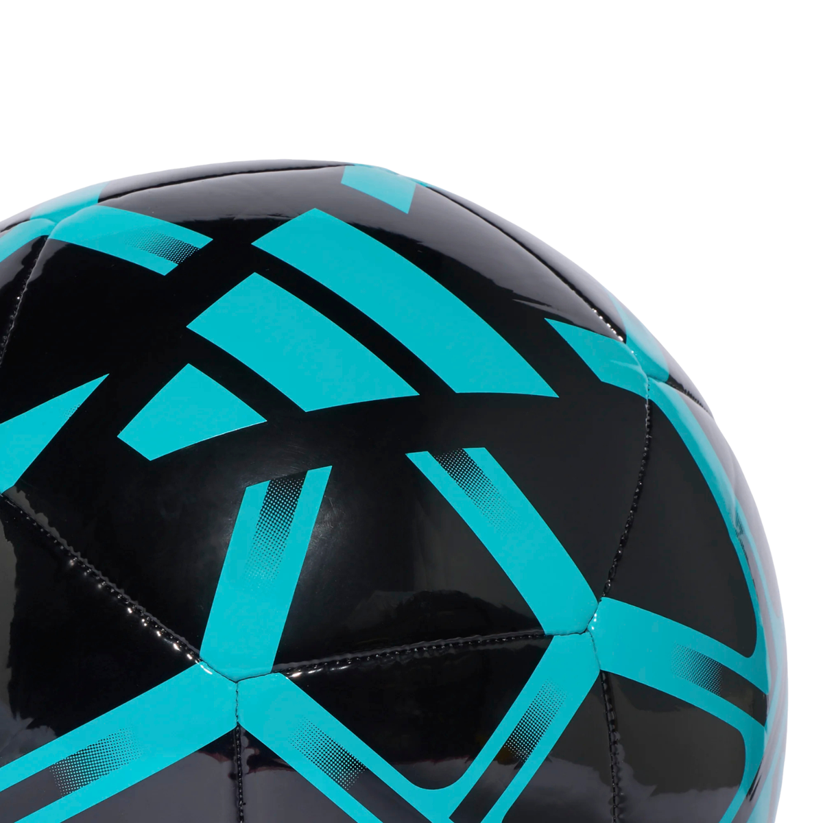 Adidas Starlancer Club Football, Black/Green, side view