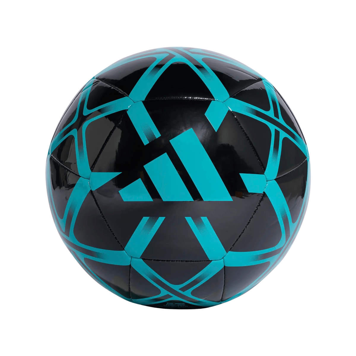 Adidas Starlancer Club Football, Black/Green, front view