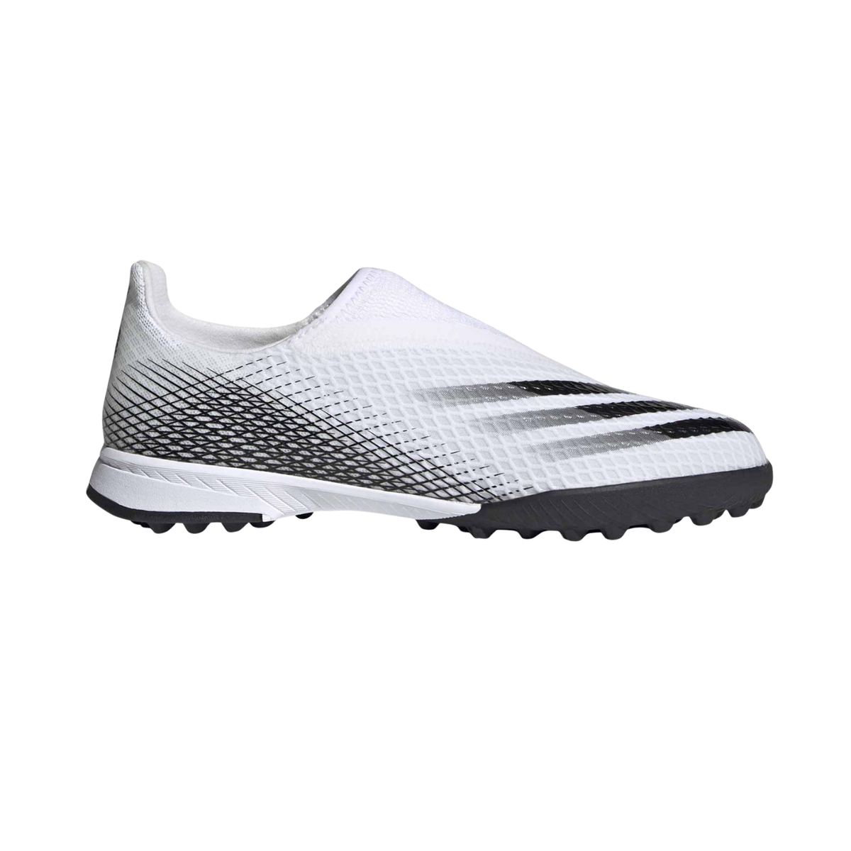 Adidas X GHOSTED.3 LL TF Junior, White/Black, front view