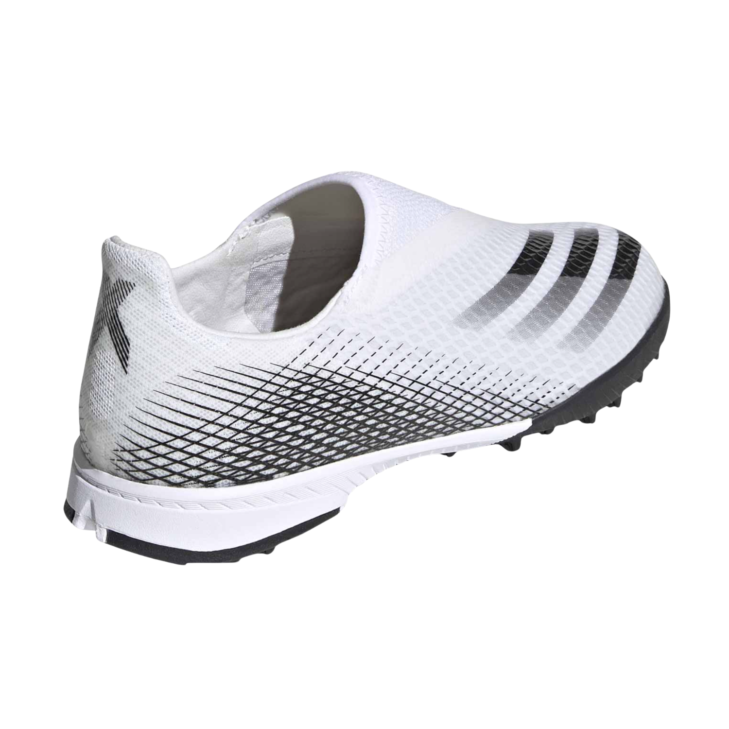 Adidas X GHOSTED.3 LL TF Junior, White/Black, detail view