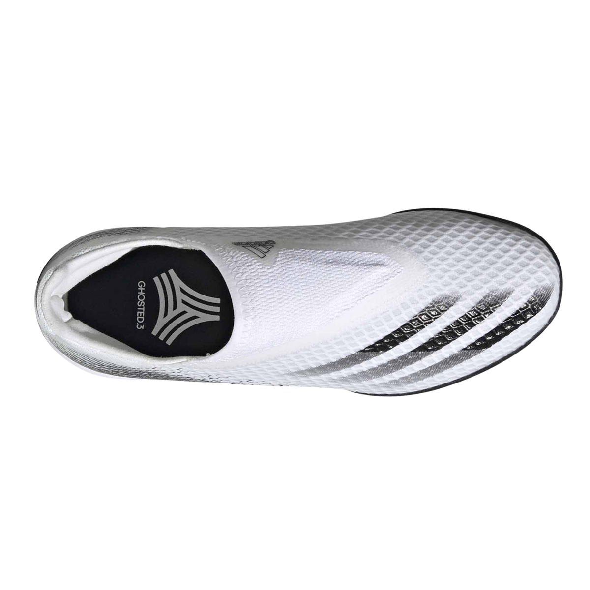 Adidas X GHOSTED.3 LL TF Junior, White/Black, side view