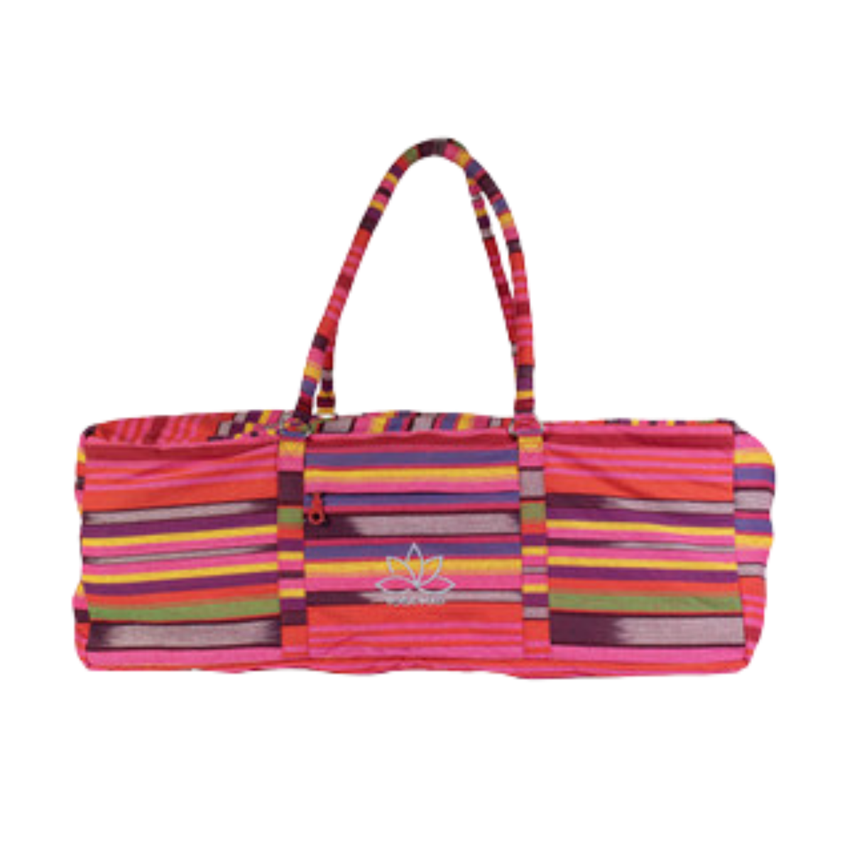 Fitness Mad Deluxe Yoga Kit Bag Lightweight Carry Bag, Pink
