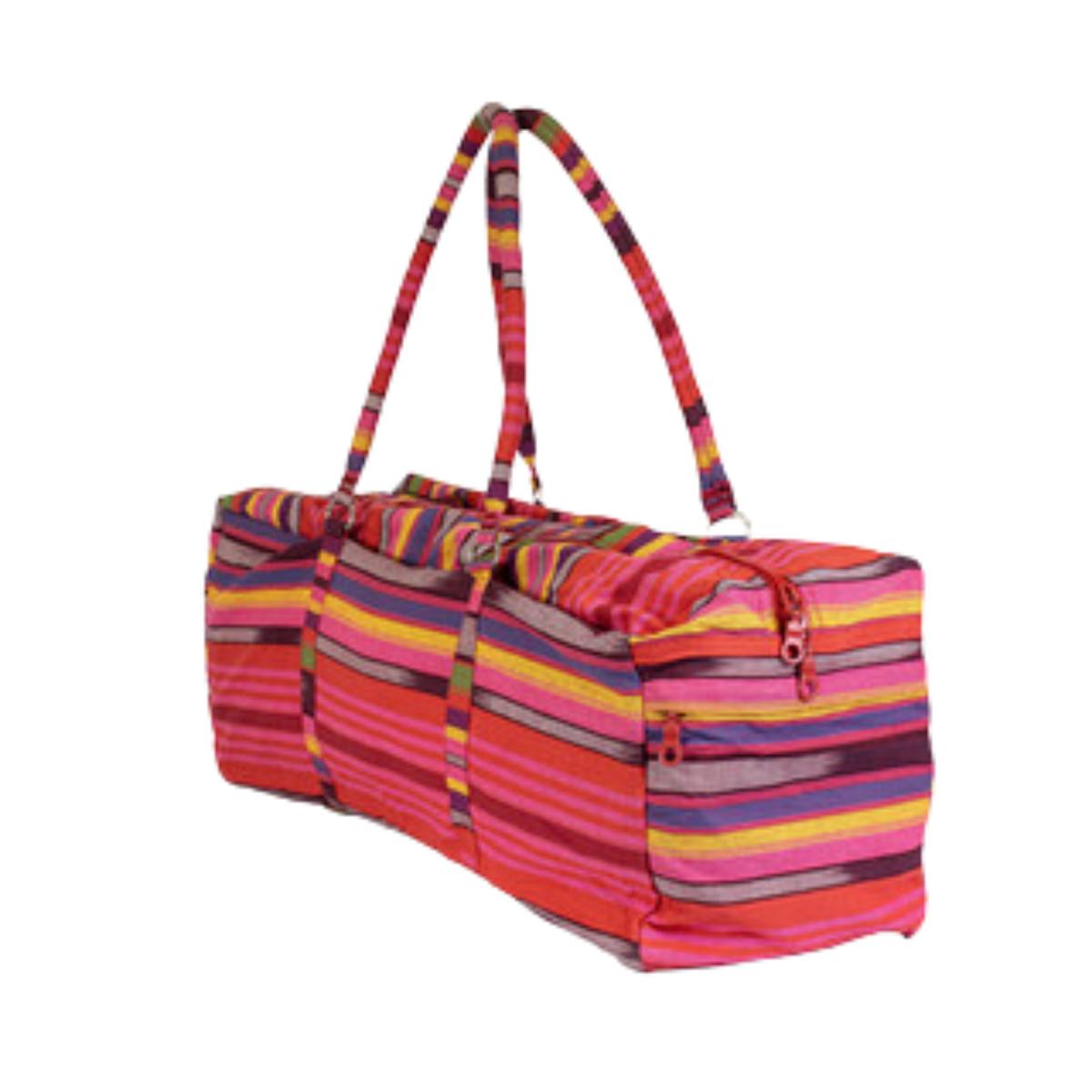 Fitness Mad Deluxe Yoga Kit Bag Lightweight Carry Bag, front view
