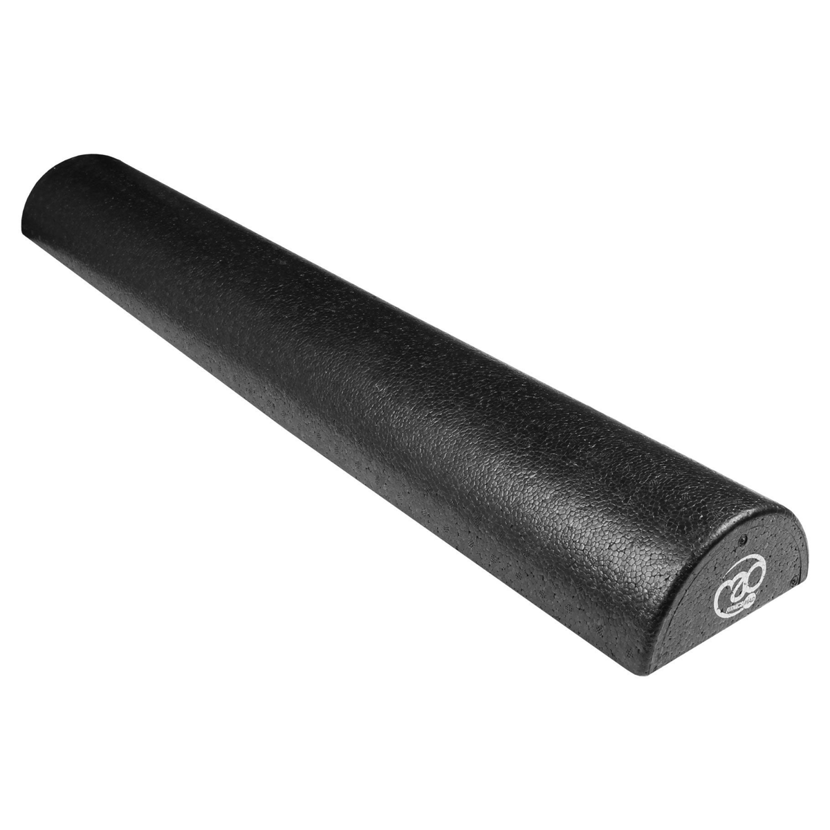 Fitness Mad Half Round Roller 90cm, Black, front view