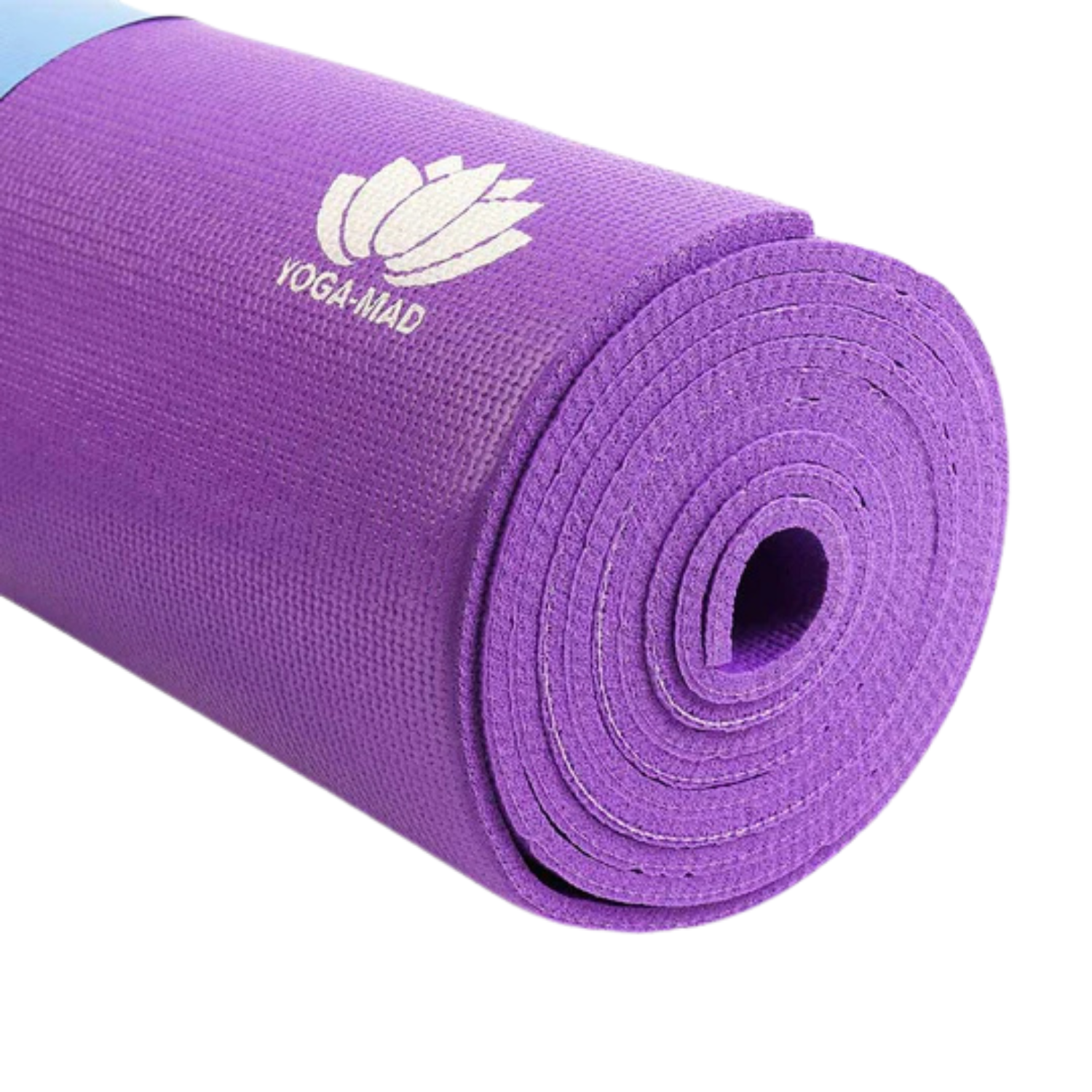 Fitness Mad Lotus Yoga Mat 4mm - Purple & Blue Exercise & Fitness Fitness Mad
