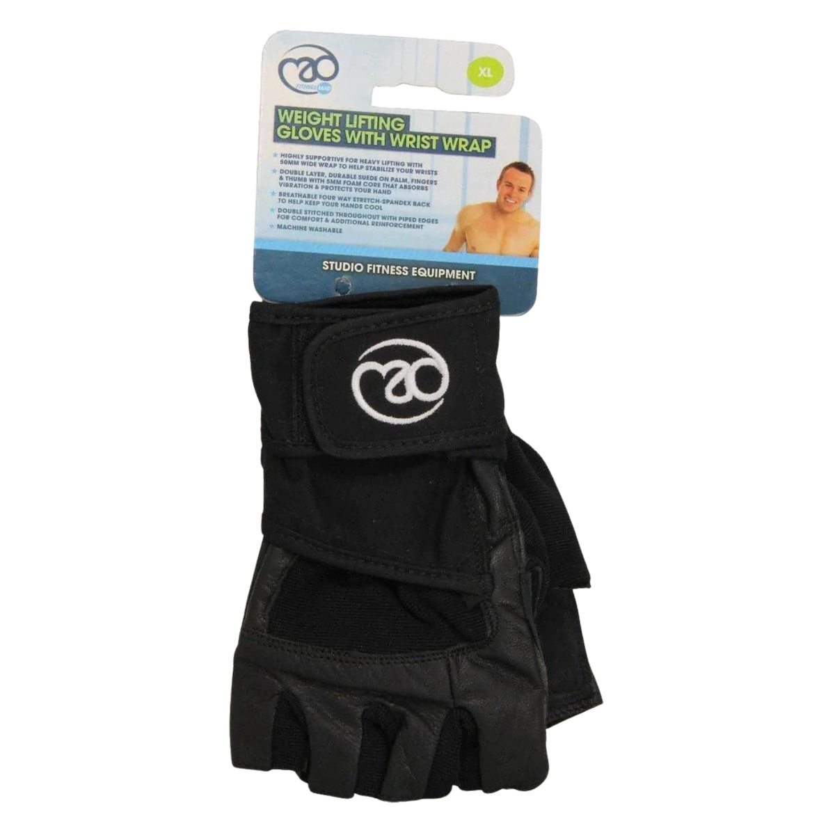 Fitness Mad Weight Lifting Glove with Wrist Wrap Clearance Fitness Mad