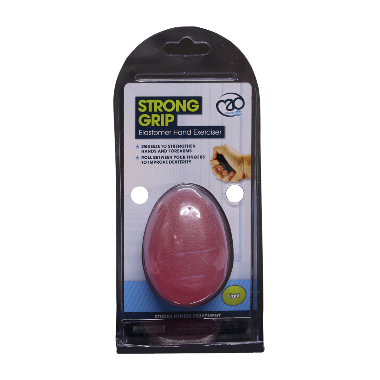 Fitness Mad Strong Grip - Pink/Light Pink (Light) Exercise & Fitness Fitness Mad