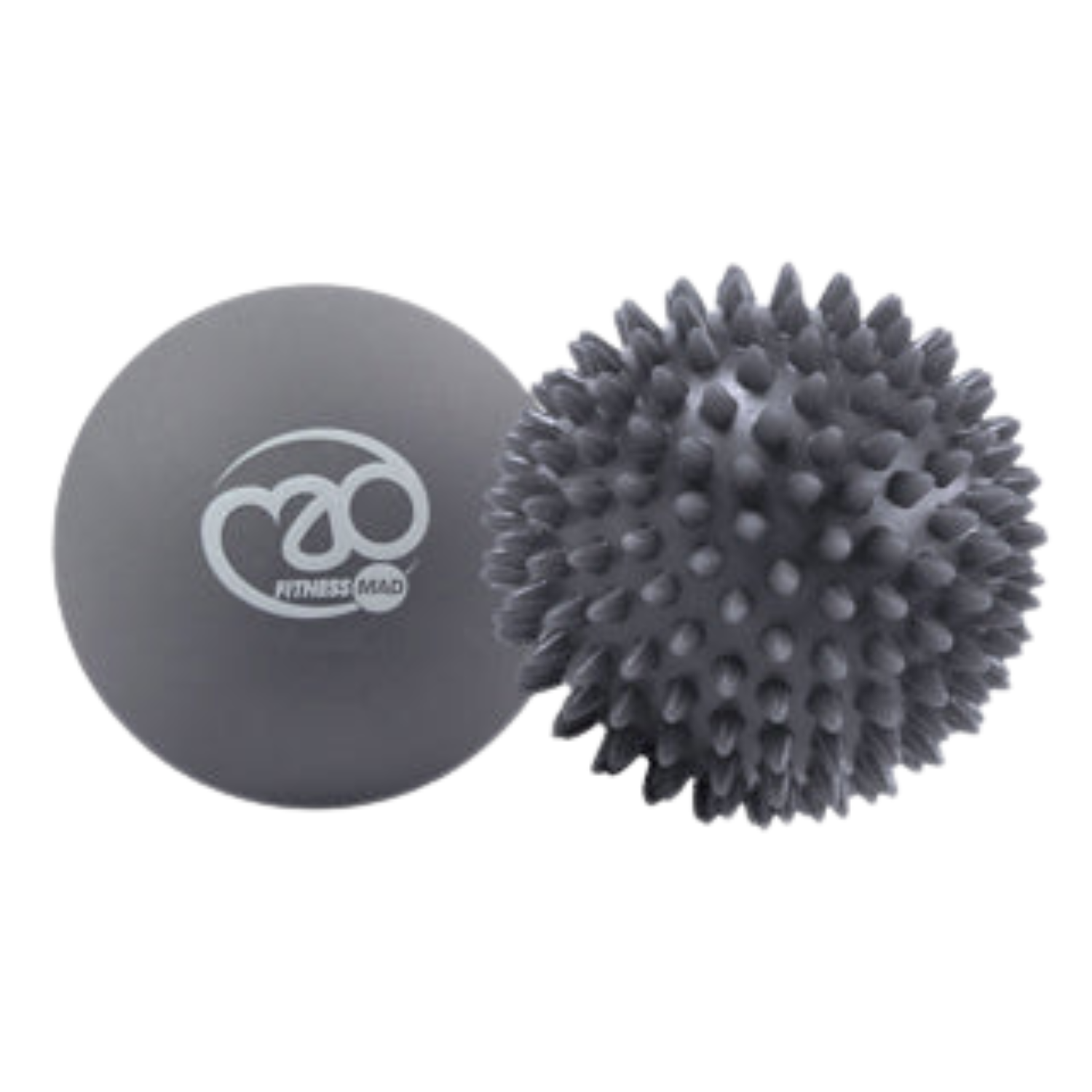 Fitness Mad Trigger Point & Spikey Massage Ball Set of 2 Grey OS Accessories Fitness Mad