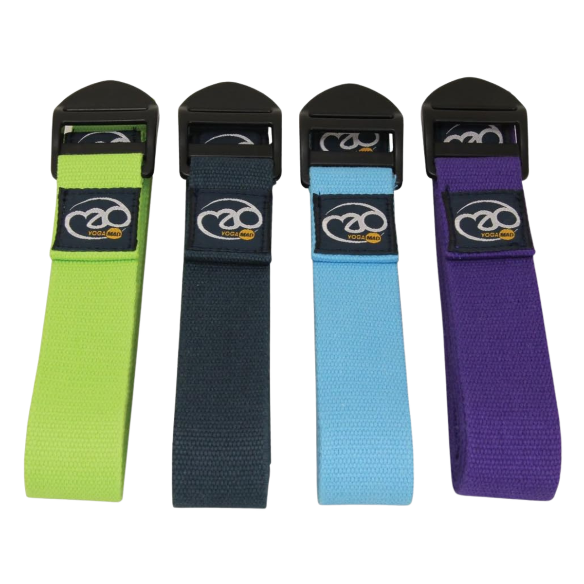 FItness Mad Standard Yoga Belt 2M, Silver Graphite, side view