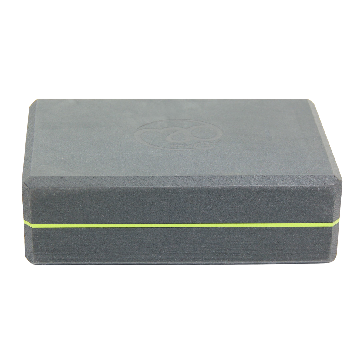 Fitness Mad Yoga Block, Grey, side view