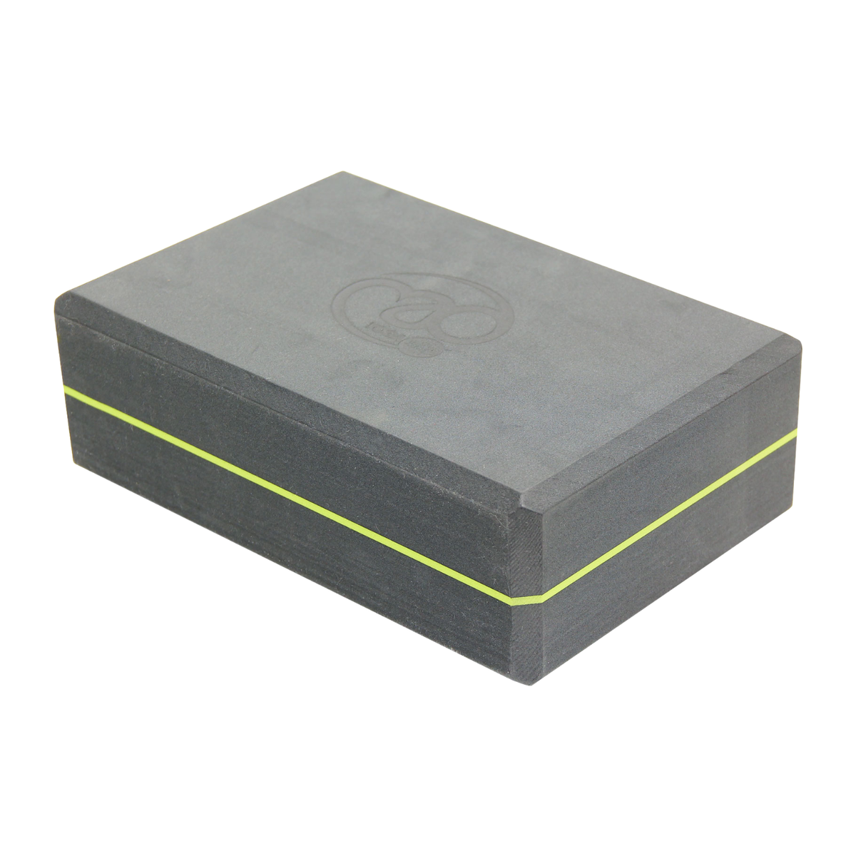 Fitness Mad Yoga Block, Grey, back view