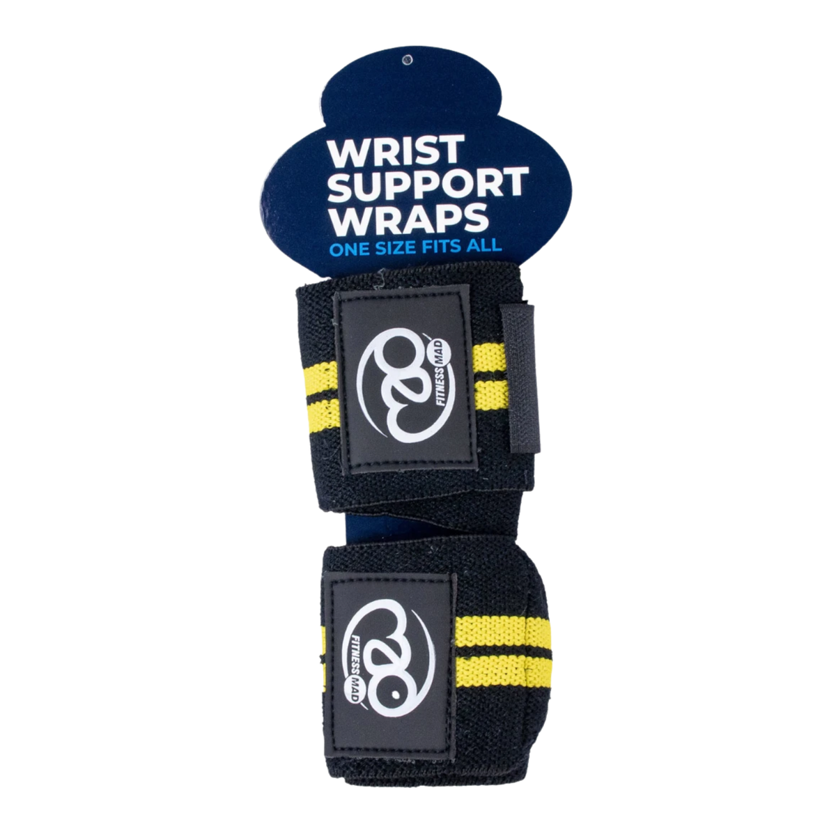 Fitness Mad Weight Lifting Wrist Support Wrap - Black/Red Supports & Braces Fitness Mad
