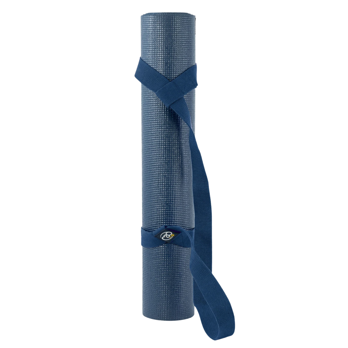 Fitness Mad Yoga Mat Carry Strap, Dark Blue, back view