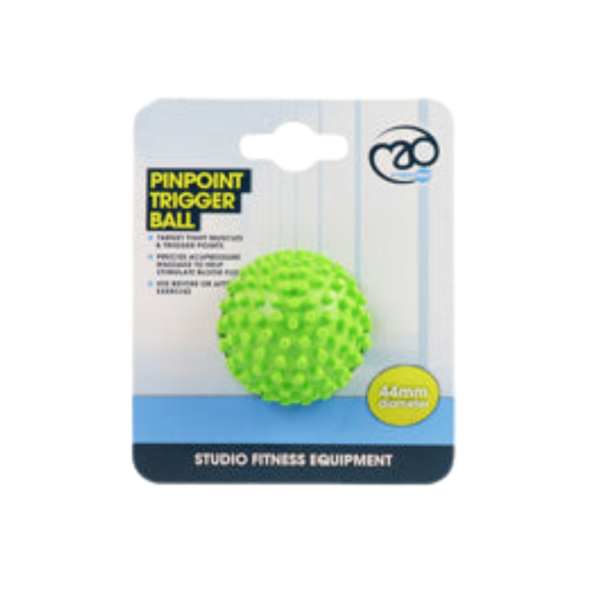 Fitness Mad PinPoint Trigger Ball 4.5cm, Green, back view
