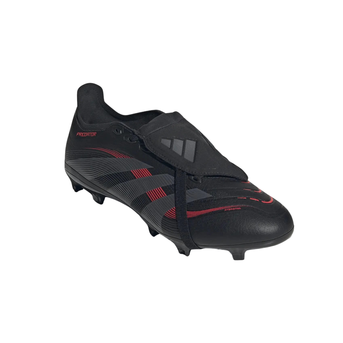Adidas Predator League FT FG/MG Football Boots, Core Black/Red, detail view