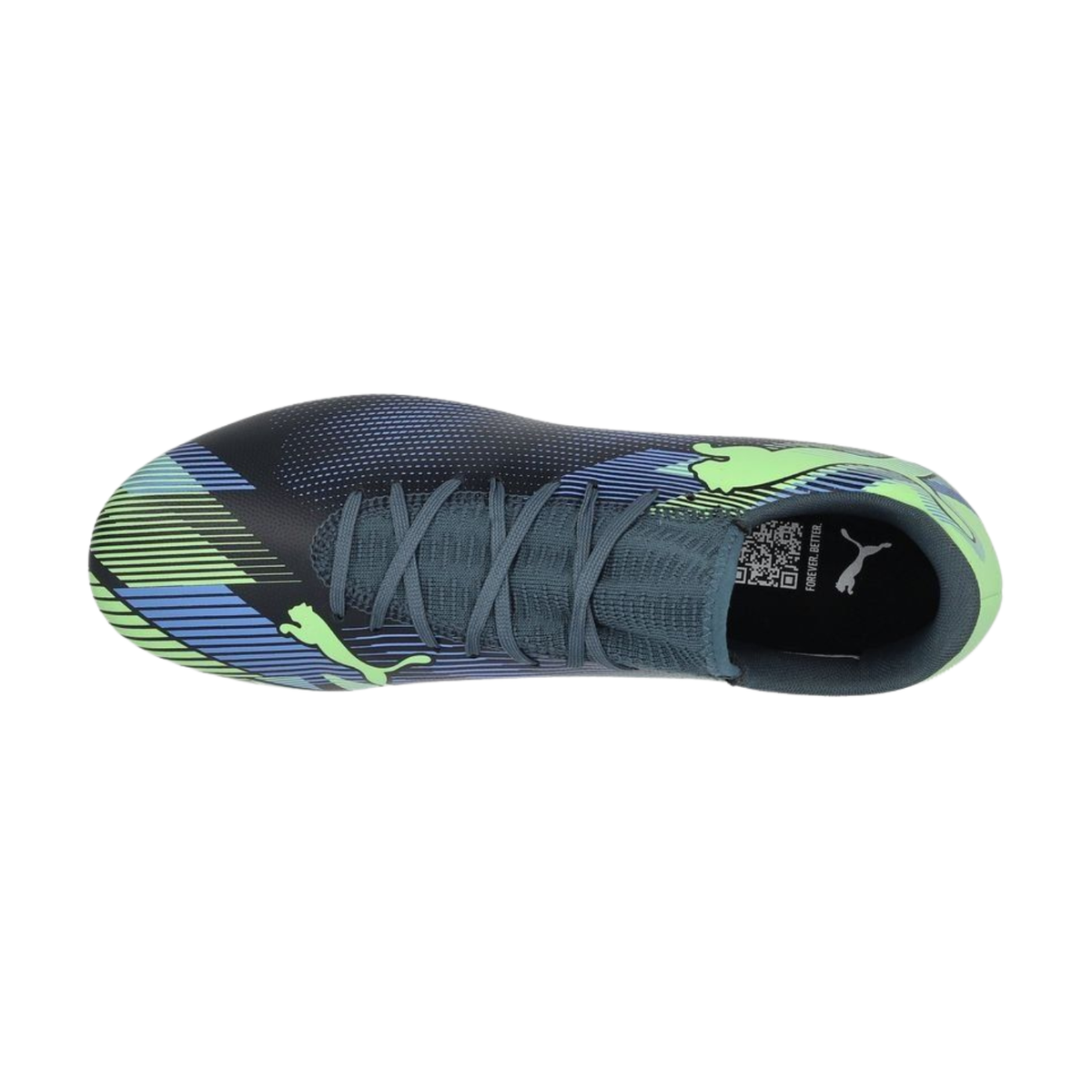 Puma Future 7 Play FG/AG Football Boots Unisex, Gray Skies/Elektro Purple/Fizzy Apple/Puma White, alternative view