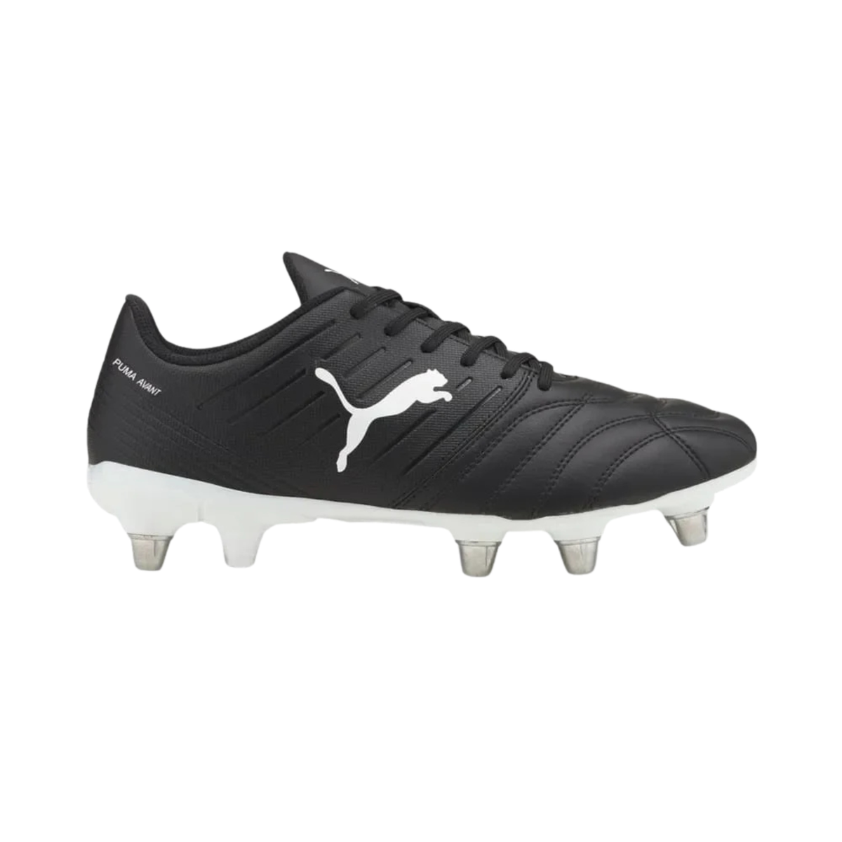 Puma Avant Rugby Boots Unisex, Puma Black/White, front view