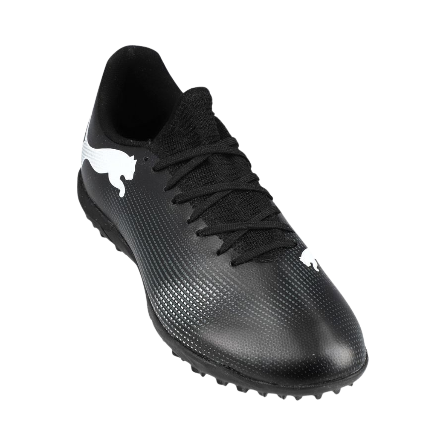 Puma Future 7 Play TT Football Shoe Unisex - Puma Black/White 107726 shoes Puma