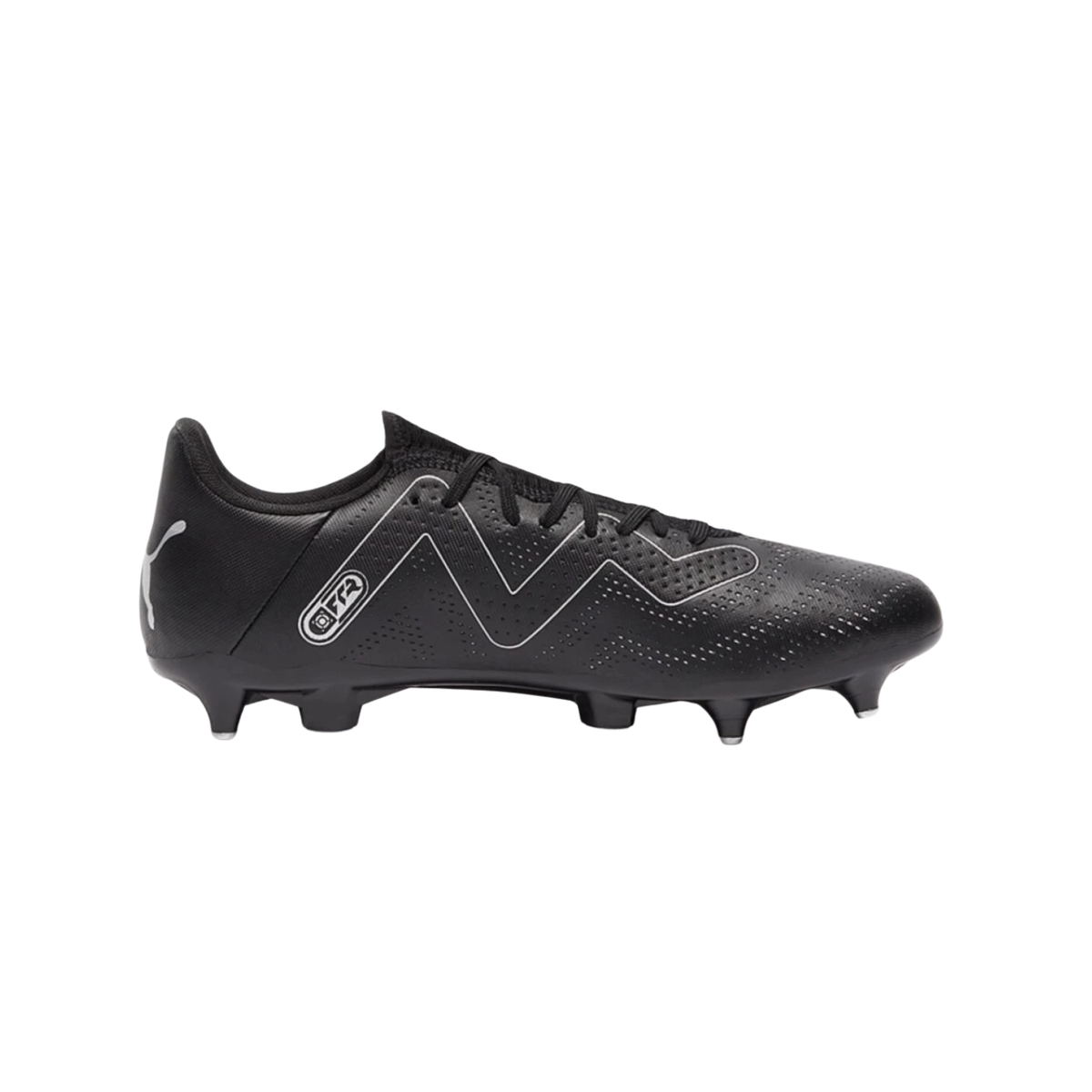 Puma Future Play MxSG Football Boots Unisex, Black/Silver, back view