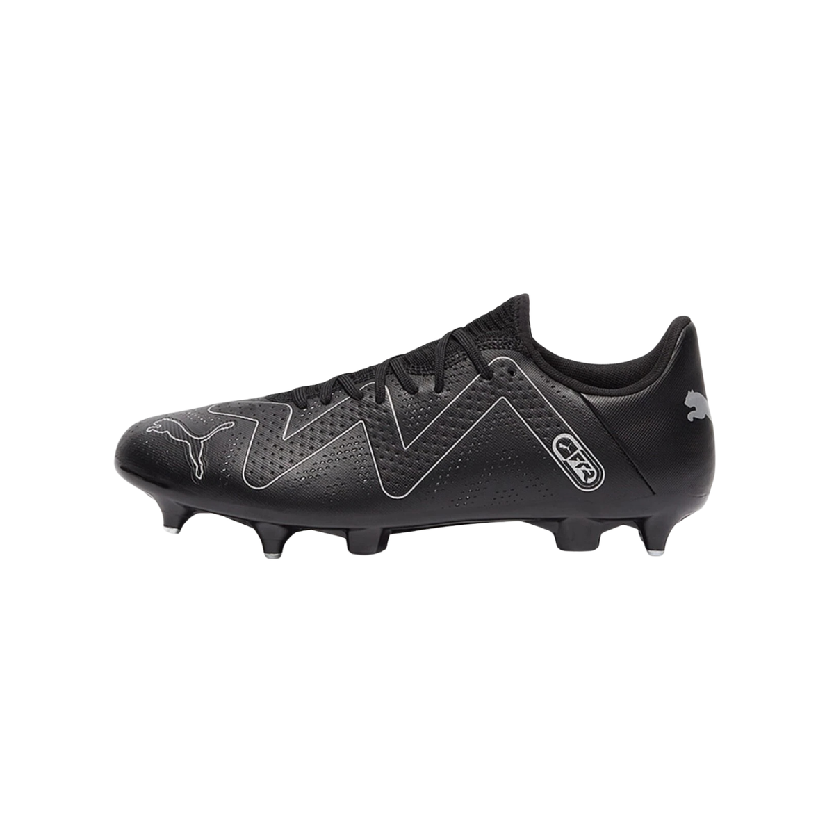 Puma Future Play MxSG Football Boots Unisex, Black/Silver, front view