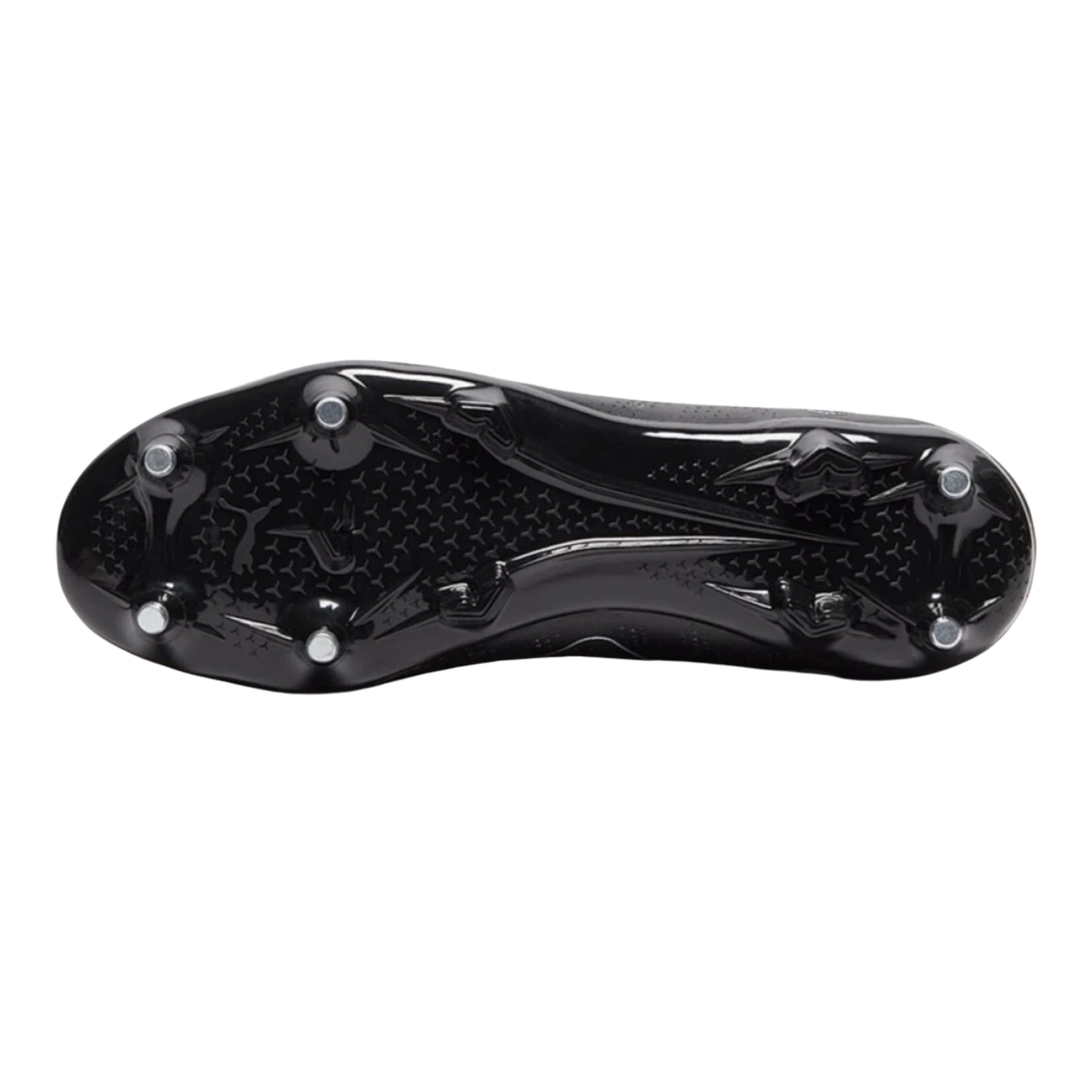 Puma Future Play MxSG Football Boots Unisex, Black/Silver, close-up detail