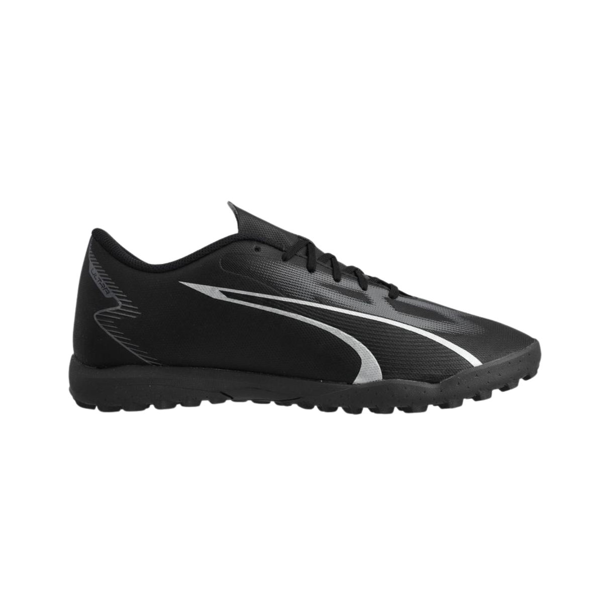 Puma Ultra Play TT Turf Football Shoes Unisex, Puma Black/Asphalt, back view