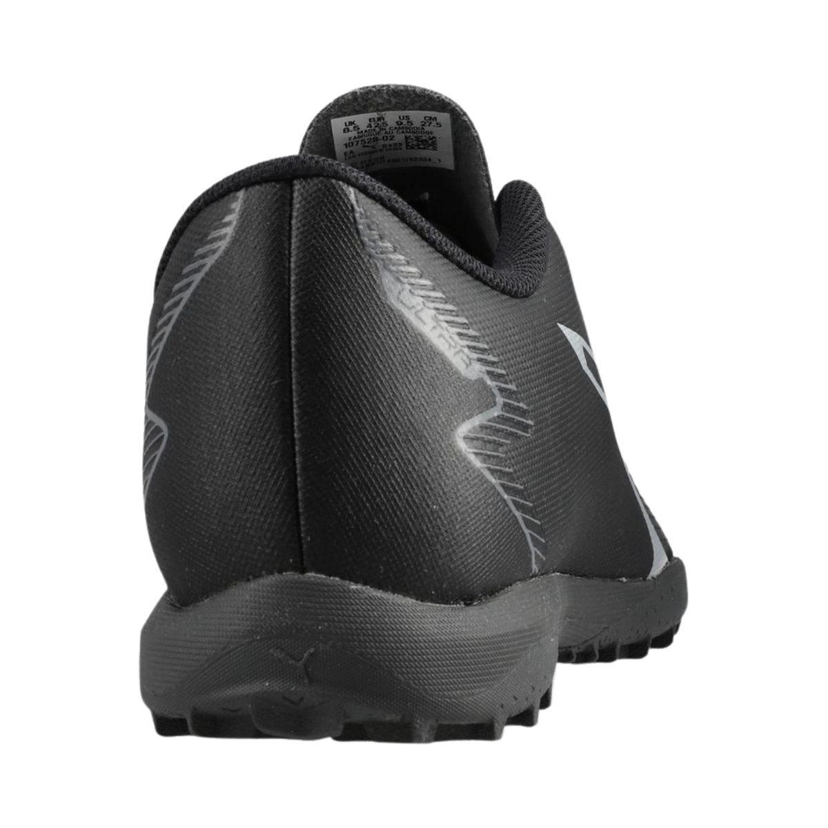Puma Ultra Play TT Turf Football Shoes Unisex, Puma Black/Asphalt, detail view