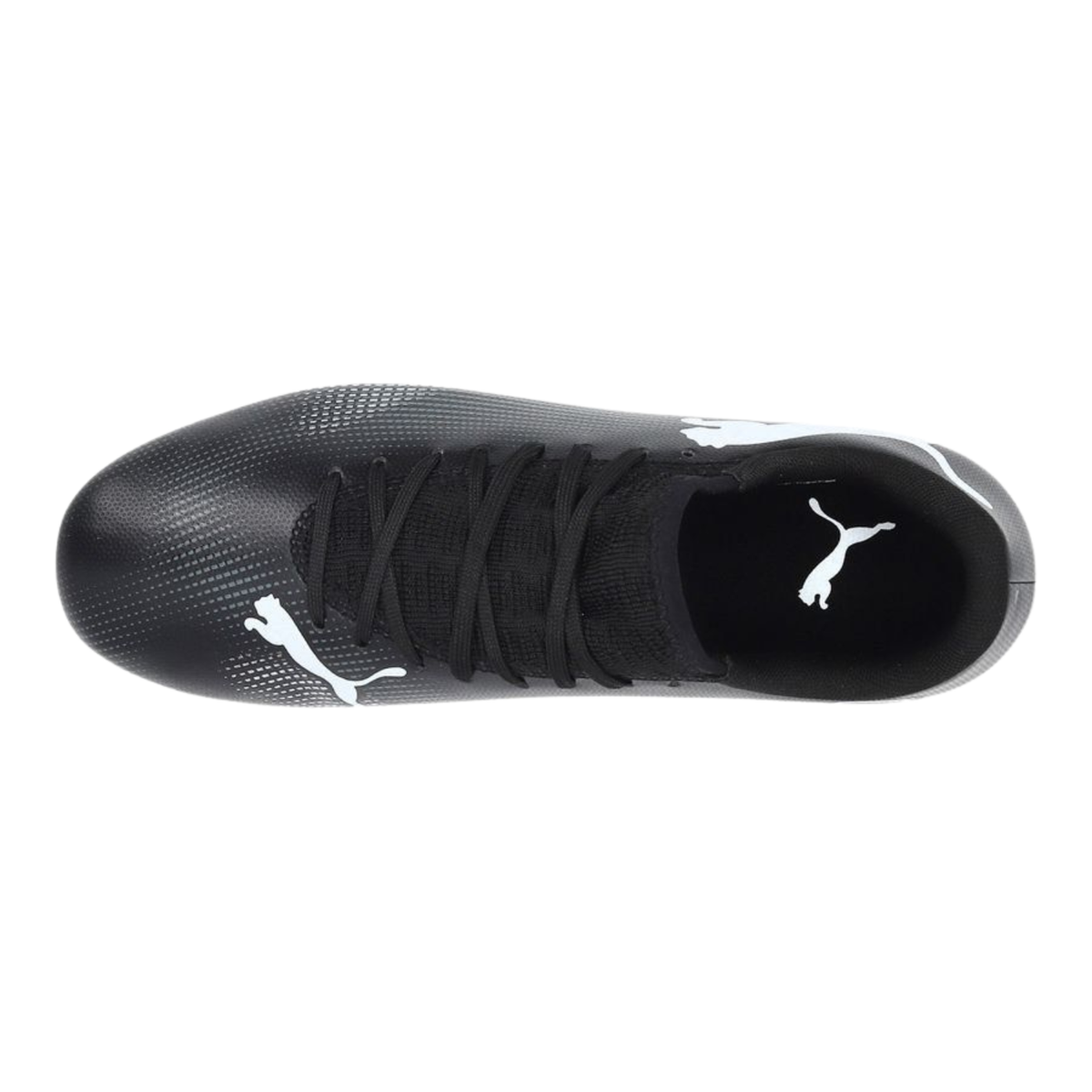 Puma Future 7 Play FG/AG Football Boots Junior, Puma Black/ White, close-up detail