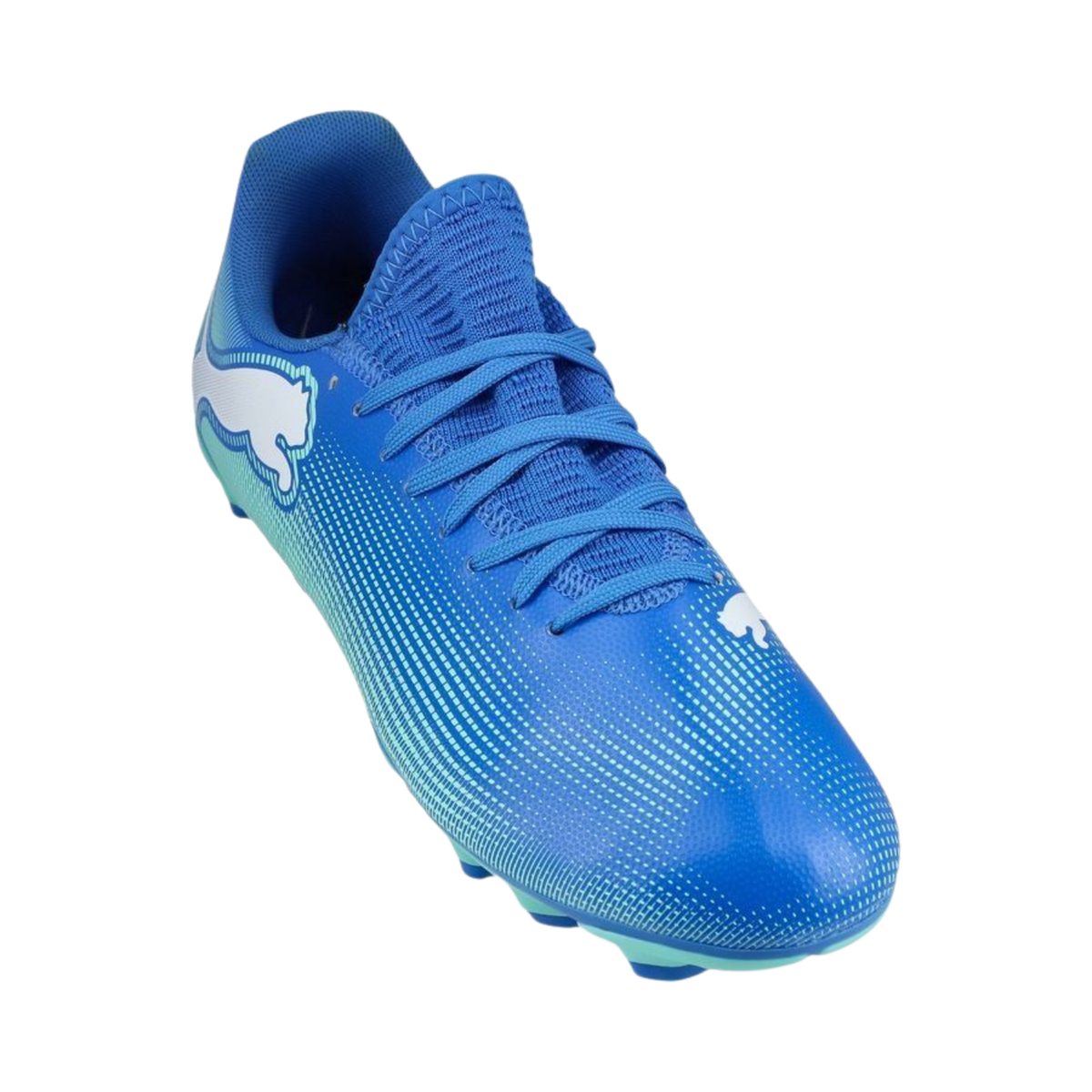 Puma Future 7 Play FG/AG Football Boots Unisex, Hyperlink Blue/Mint/Puma White, alternative view