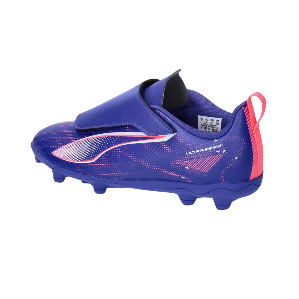 Puma Ultra 5 Play V FG/AG RB Football Boots Junior, Lapis Lazuli/ Puma White/ Sunset Glow, alternative view