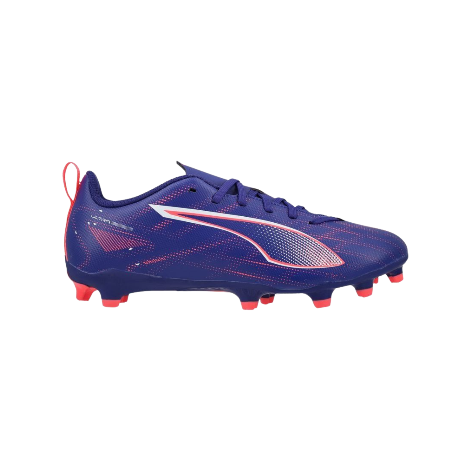 Puma Ultra 5 Play FG/AG Football Boots Junior - Lapis Lazuli/ Puma White/ Sunset Glow 107695 Football Boots Puma