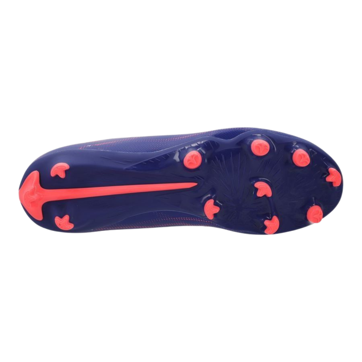 Puma Ultra 5 Play FG/AG Football Boots Junior, Lapis Lazuli/ Puma White/ Sunset Glow, packaging view