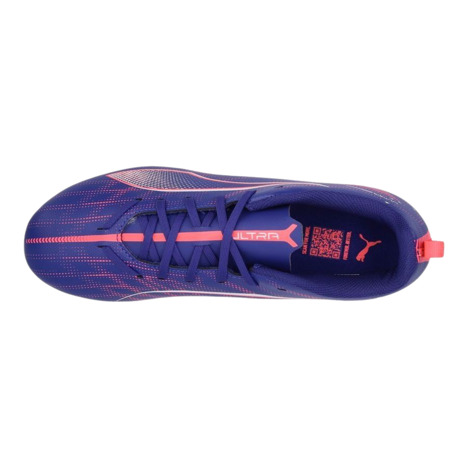 Puma Ultra 5 Play FG/AG Football Boots Junior - Lapis Lazuli/ Puma White/ Sunset Glow 107695 Football Boots Puma
