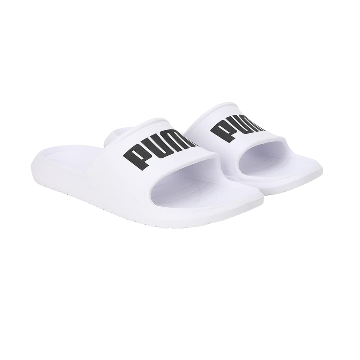 Puma Divecat V2 Lite Slides Unisex, Puma White/ Black, detail view