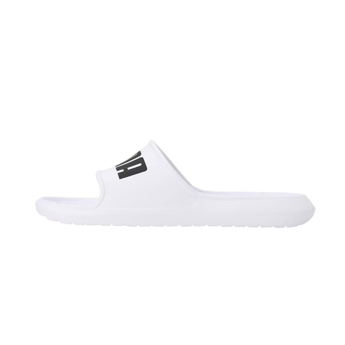 Puma Divecat V2 Lite Slides Unisex, Puma White/ Black, back view