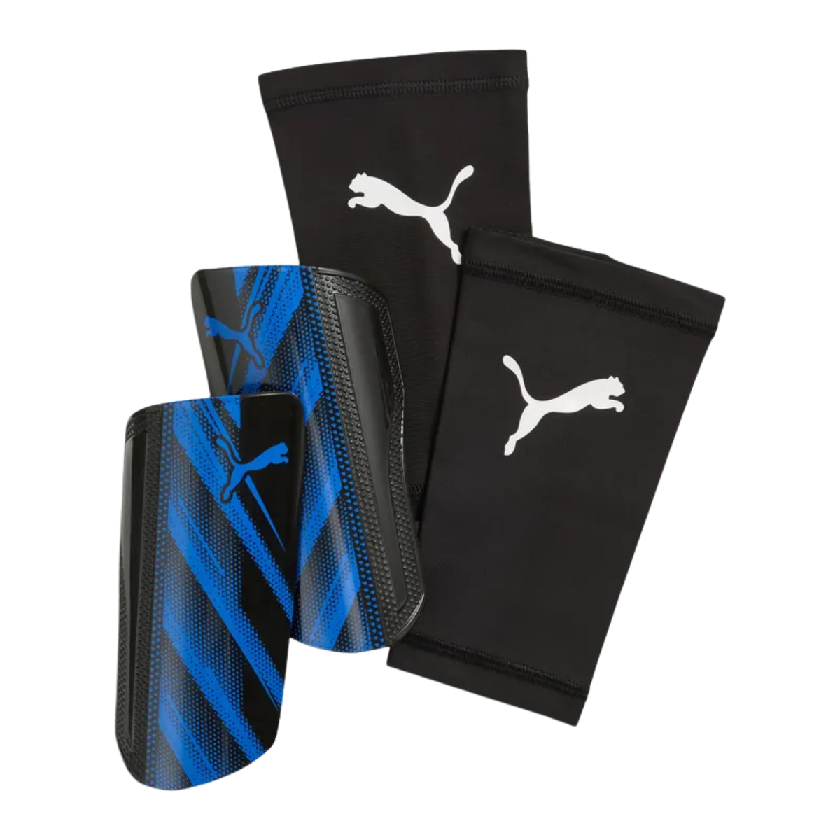 Puma Attacanto Sleeve Shin Guards Unisex, Ultra Blue/ Puma Black