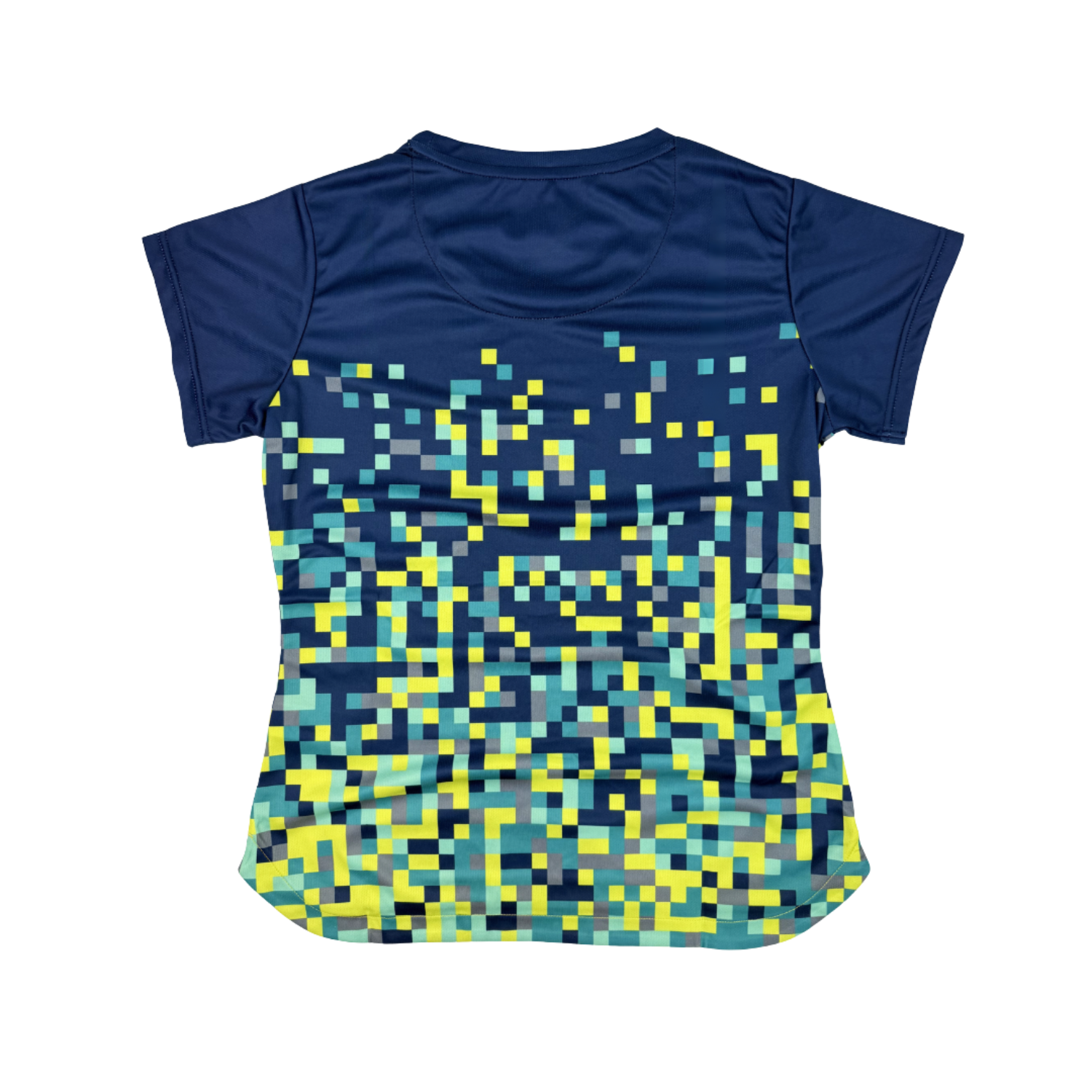AIXO Pixel Womens T-Shirt - Navy T-shirt Aixo