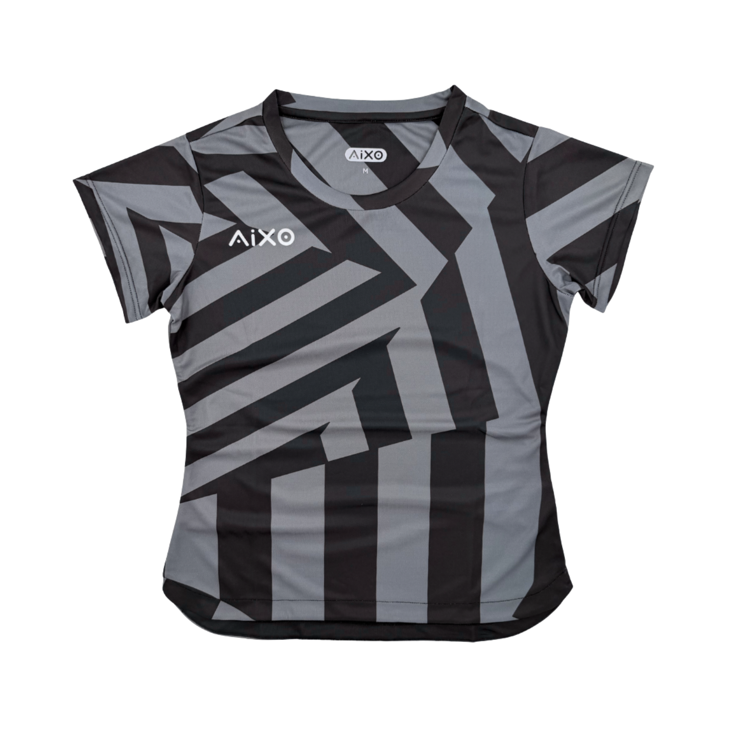 AIXO Chaos Camo Womens T-Shirt - Slate Slate T-shirt Aixo