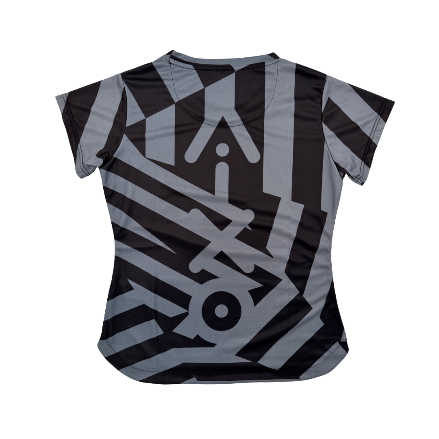 AIXO Chaos Camo Womens T-Shirt - Slate T-shirt Aixo