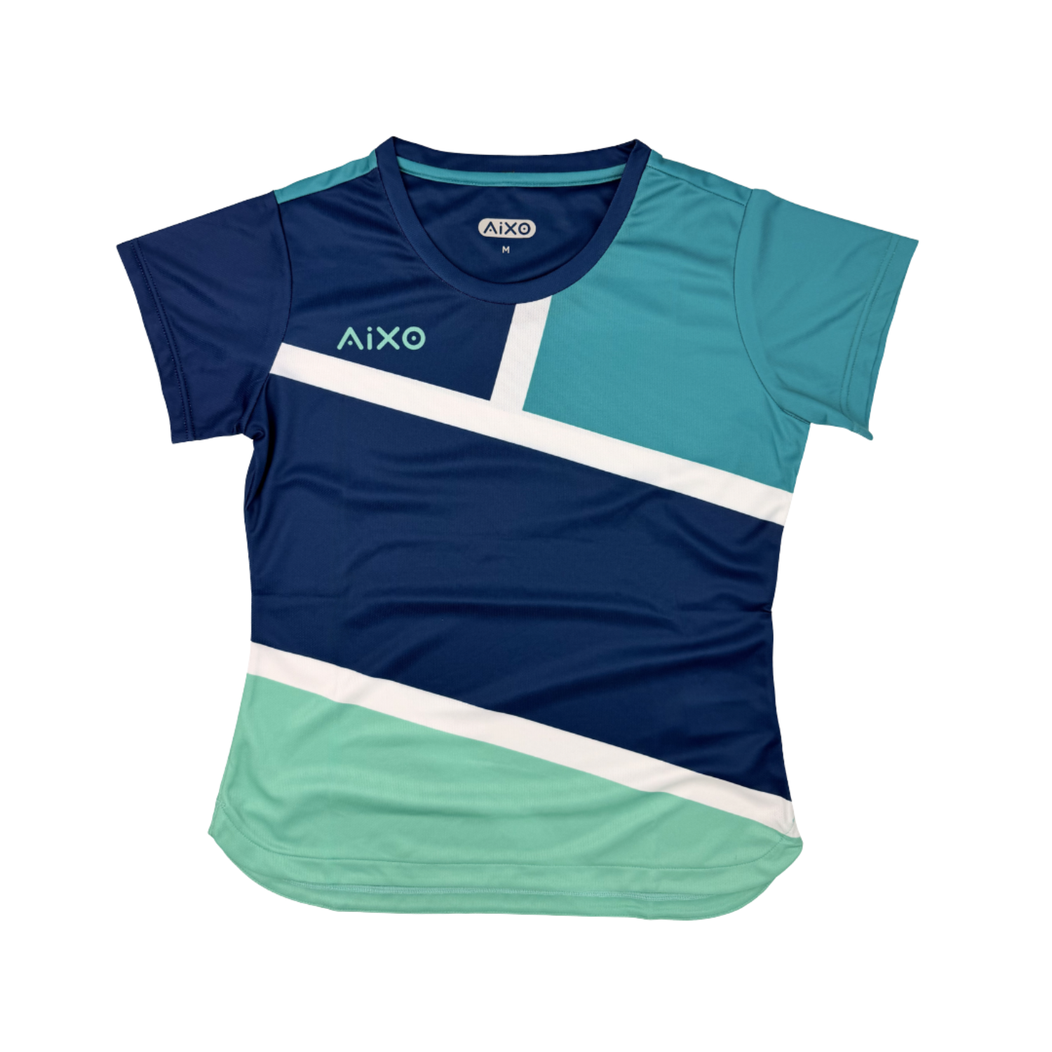AIXO Court Womens T-Shirt - Navy Navy T-shirt Aixo