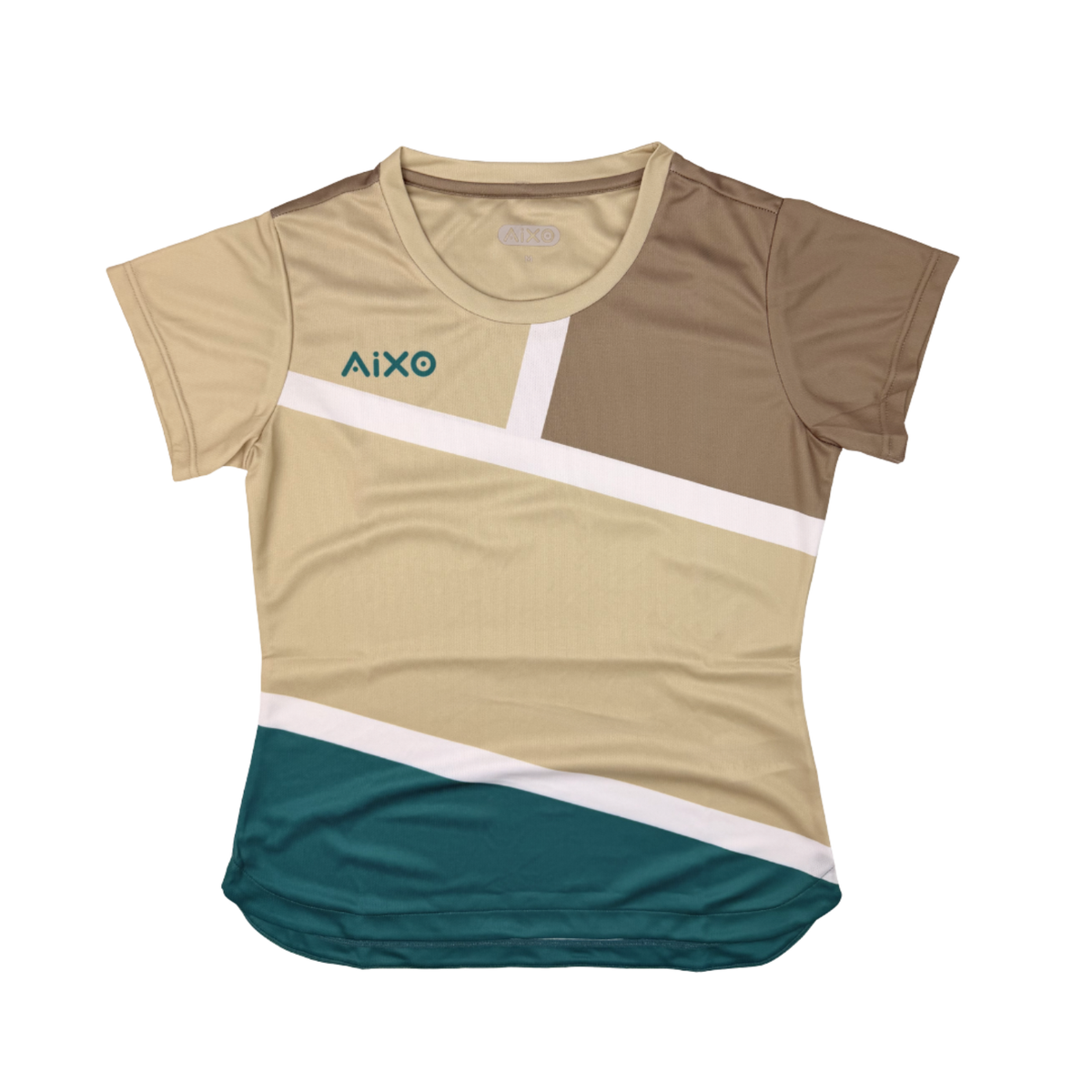 AIXO Court Womens T-Shirt - Stone Stone T-shirt Aixo