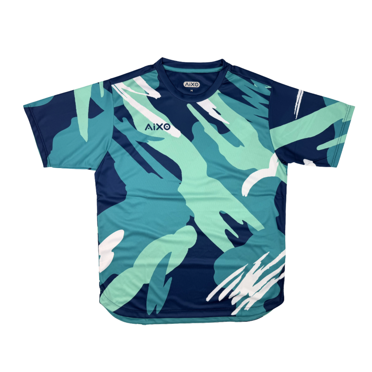 AIXO Abstract Mens T-Shirt - Navy Navy T-shirt Aixo