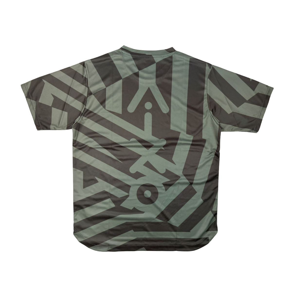 AIXO Chaos Camo Mens T-Shirt - Khaki T-shirt Aixo