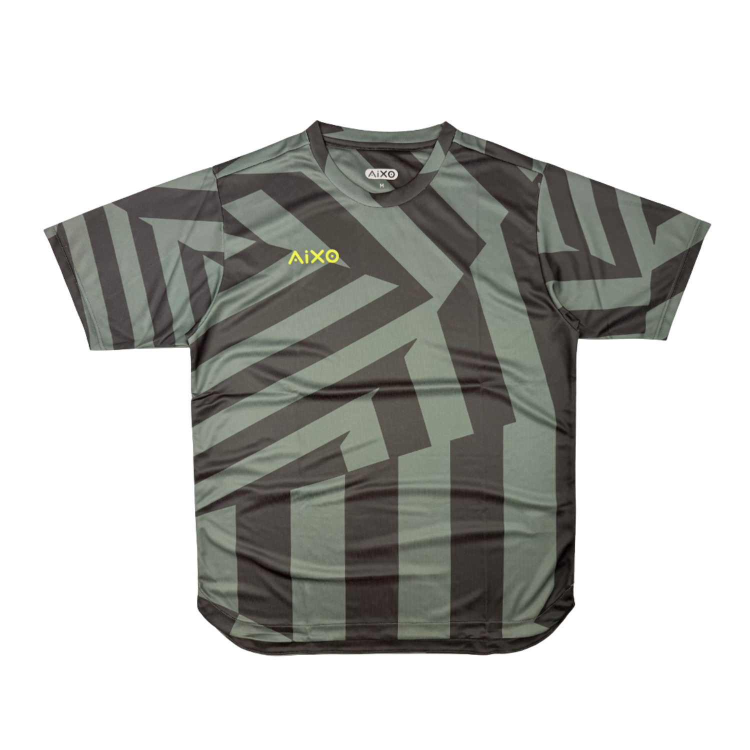 AIXO Chaos Camo Mens T-Shirt - Khaki Khaki T-shirt Aixo