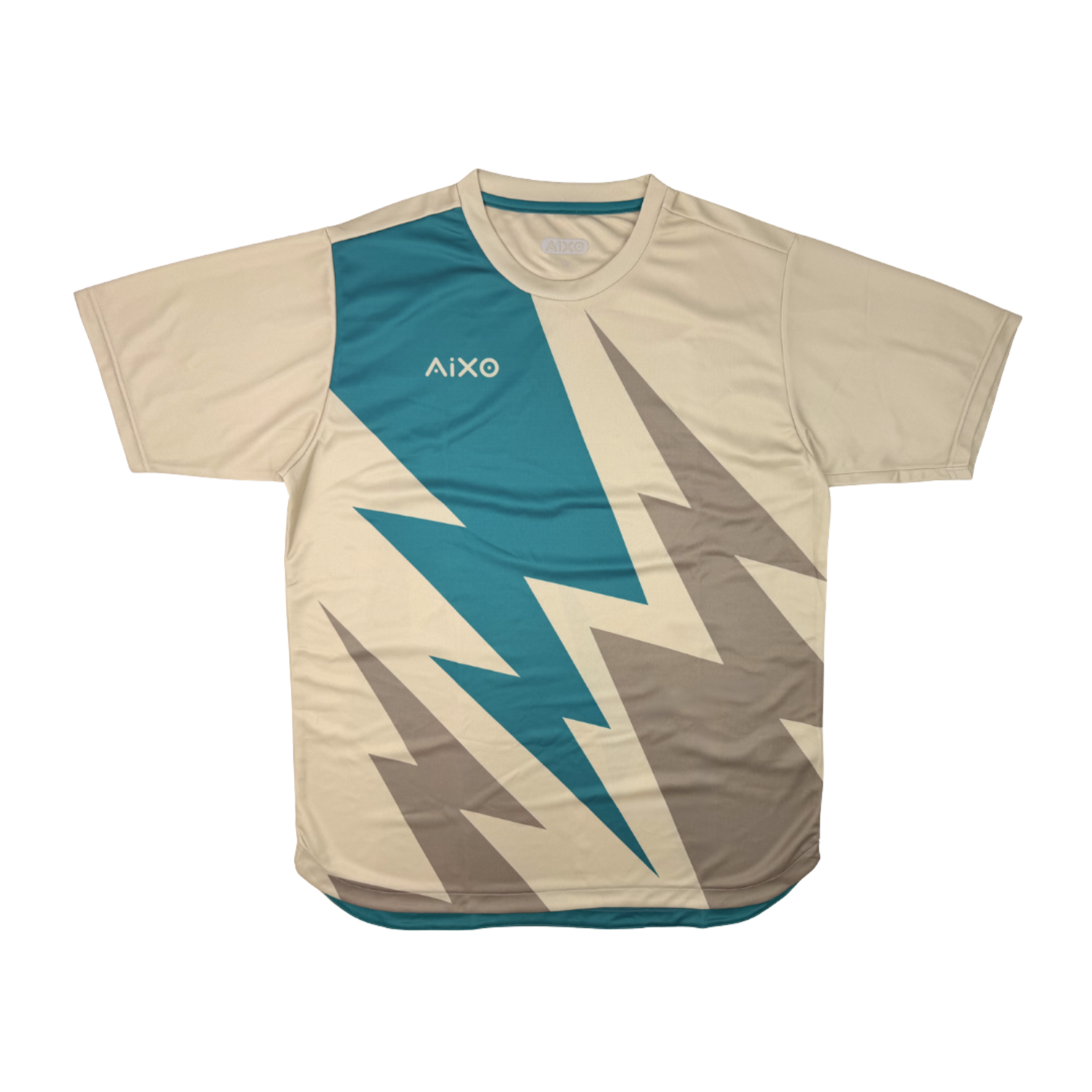 AIXO Bolt Mens T-Shirt - Stone Stone T-shirt Aixo